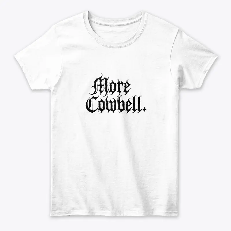 More Cowbell black logo 