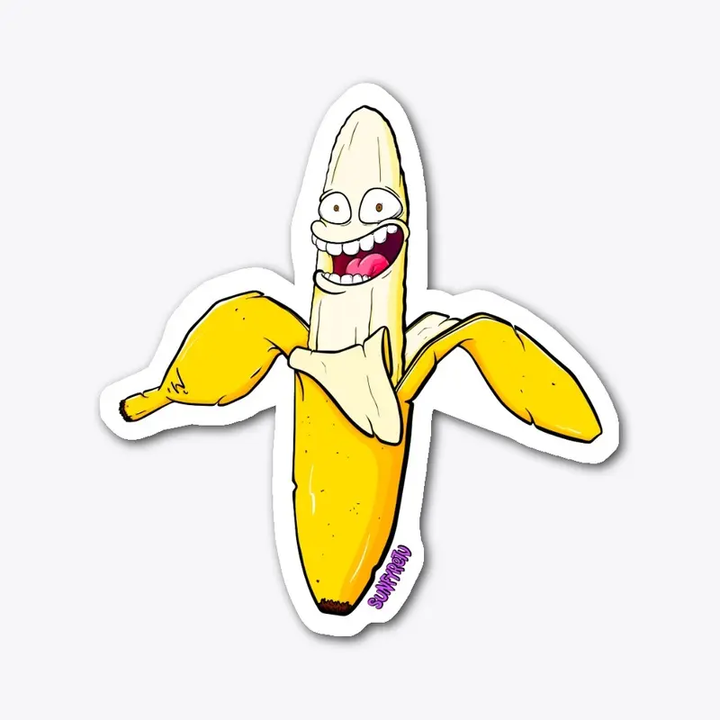 Banana sticker