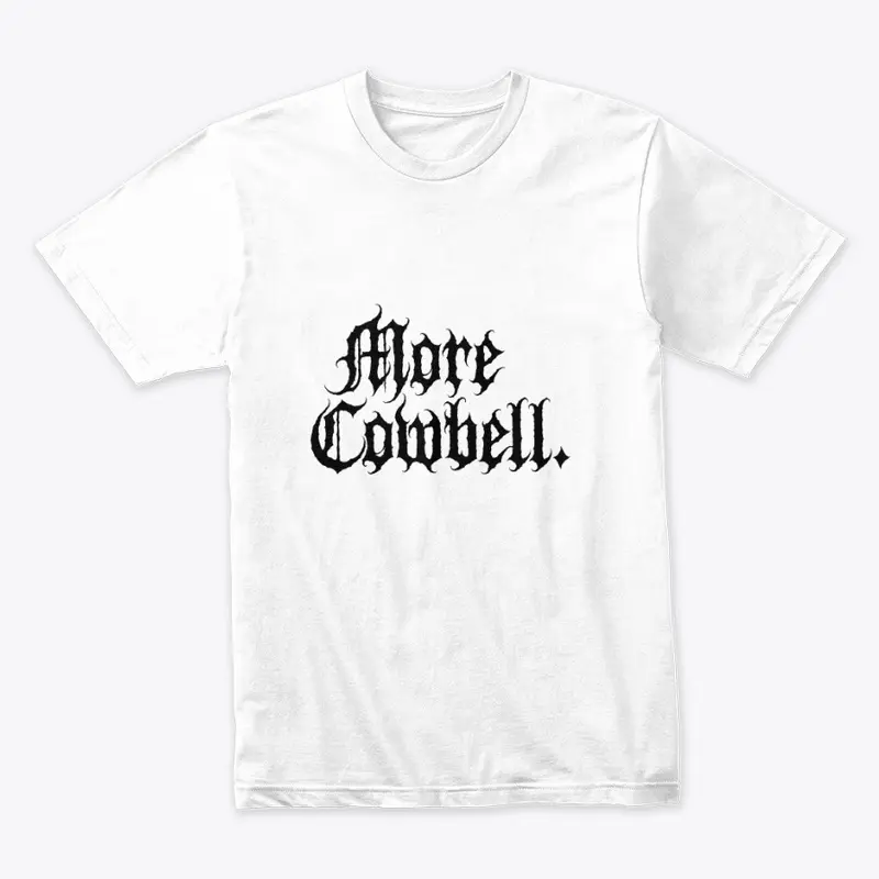 More Cowbell black logo 